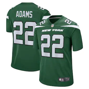 mens nike tony adams gotham green new york jets game player